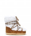 ŚNIEGOWCE "ICON LIGHT LOW SHEARLING WHISKY OFF-WHITE"